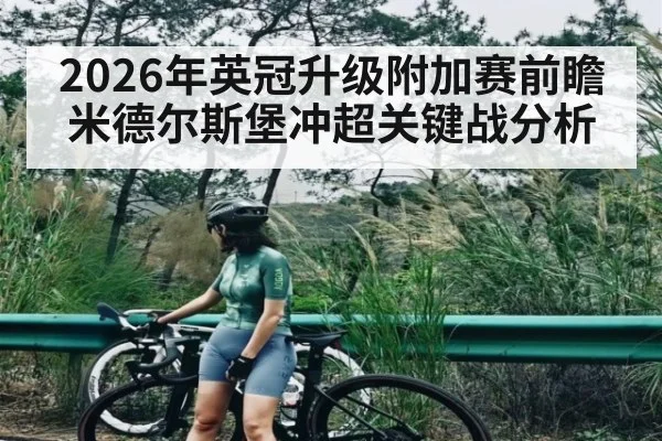 2026年英冠升级附加赛前瞻 米德尔斯堡冲超关键战分析